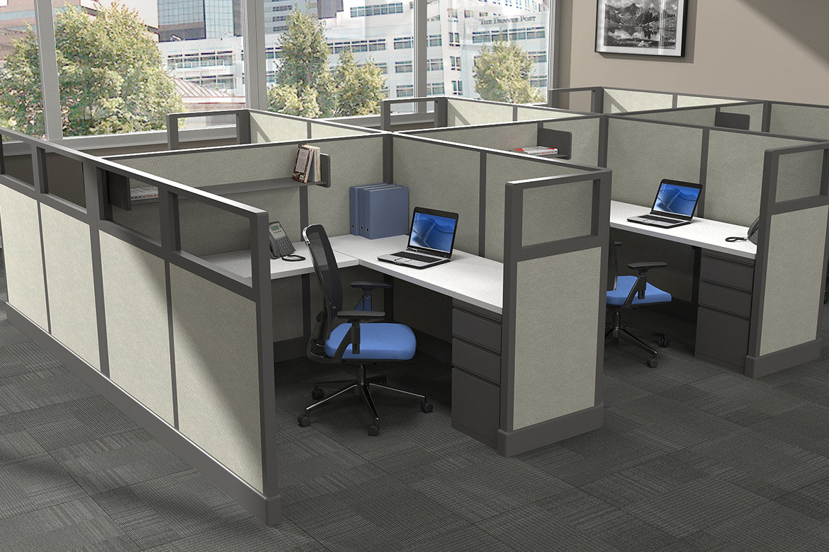 Modular Office Furniture Installation in California